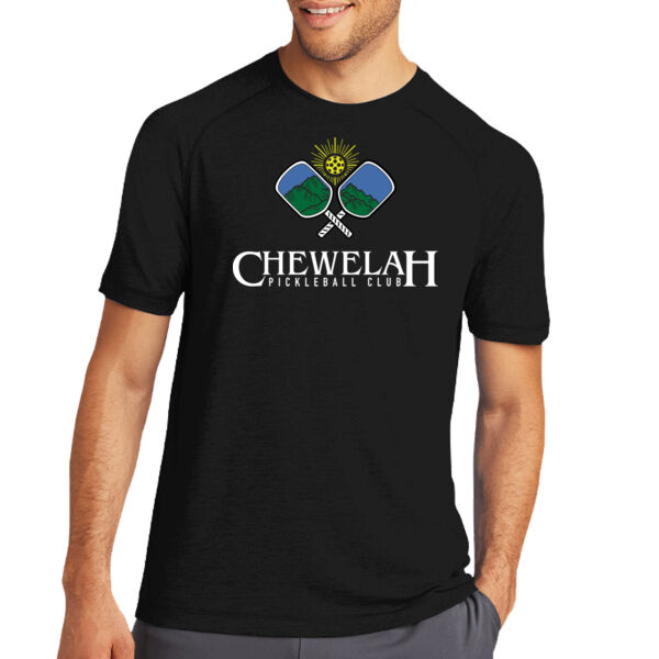 Chewelah Pickleball - PosiCharge ® Tri Blend Wicking Raglan Tee Thumbnail