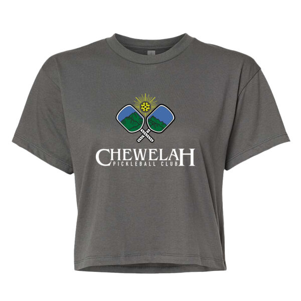 Chewelah Pickleball - Women's Ideal Crop Top Thumbnail
