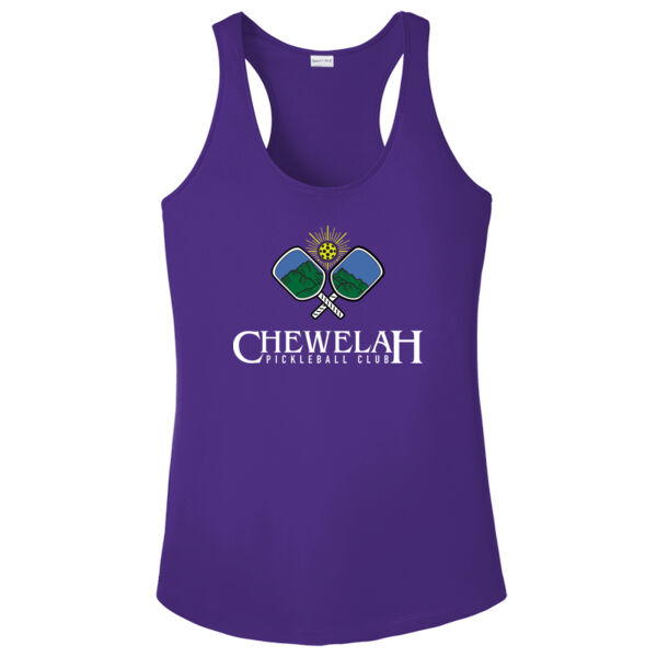 Chewelah Pickleball  - Ladies PosiCharge ® Competitor ™ Racerback Tank Thumbnail